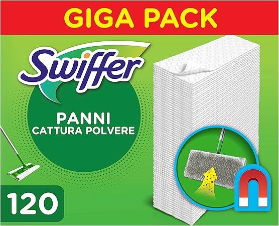 Swiffer Dry Panni Cattura Polvere: Offerta Black Friday su Amazon - 120 Panni 